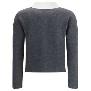 Self Portrait Contrast Collar Cardigan 2
