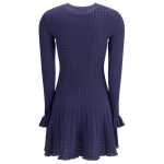 Self Portrait Knit Short Pointelle Dress 2