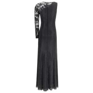 Self Portrait Lace And Rhinestone Long Dress 2