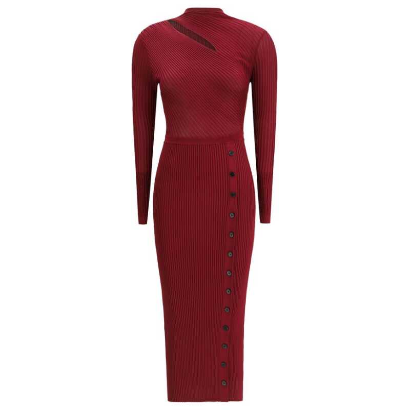 Self-Portrait Ribbed midi Dress, theFeinheit