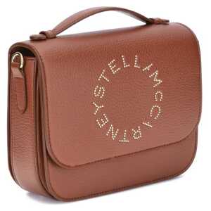 Stella Mccartney Logo Flap Bag Eco Embossed Grainy Alter 2