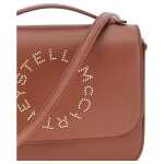 Stella Mccartney Logo Flap Bag Eco Embossed Grainy Alter 4