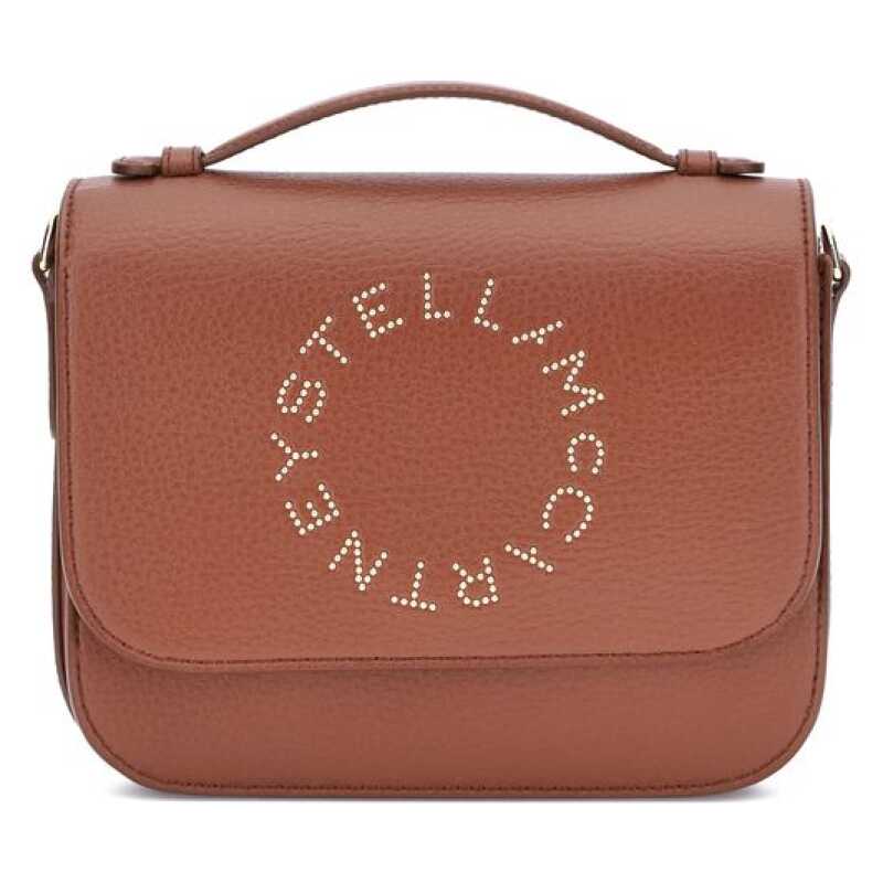 Stella McCartney Logo Flap Bag Eco Embossed Grainy Alter, theFeinheit