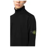 Stone Island Black Wool Men Sweater 4