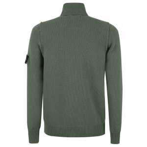 Stone Island Green Wool Sweater 2