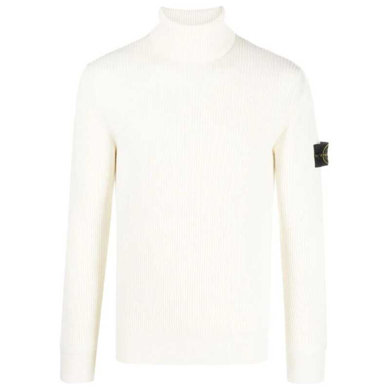 Stone Island White Wool Sweater, theFeinheit