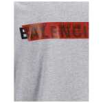 T Shirt With Taped Balenciaga Back Motif 2