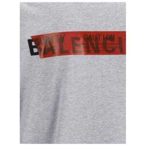 T Shirt With Taped Balenciaga Back Motif 2