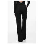 The Andamane Single Pleated Palazzo Pants With Lurex Pinstriped Motif 2