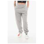 The Attico Fleeced Cotton Penny Sweatpants With Cuffs