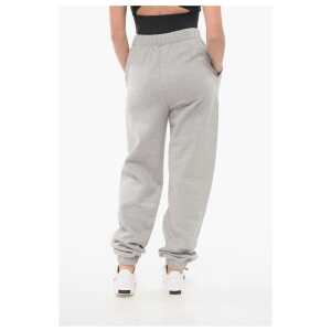 The Attico Fleeced Cotton Penny Sweatpants With Cuffs 2