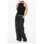 The Attico Modular Baggy Fit Denims With Snap Buttons 26cm 4