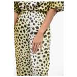 The Attico Satin Animalier Pants With Drawstring 3