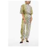 The Attico Satin Animalier Pants With Drawstring 4