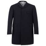 Thom Browne Elegant Wool Jacket In Signature Blue 6