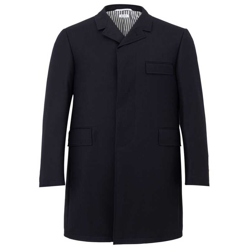 Thom Browne Elegant Wool Jacket in Signature Blue, theFeinheit