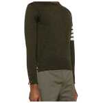 Thom Browne Green Wool Sweater 4