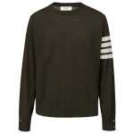 Thom Browne Green Wool Sweater 6