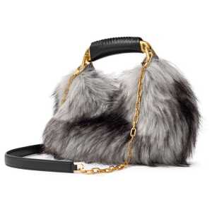 Tom Ford Gray Leather Handbag 2