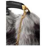 Tom Ford Gray Leather Handbag 4