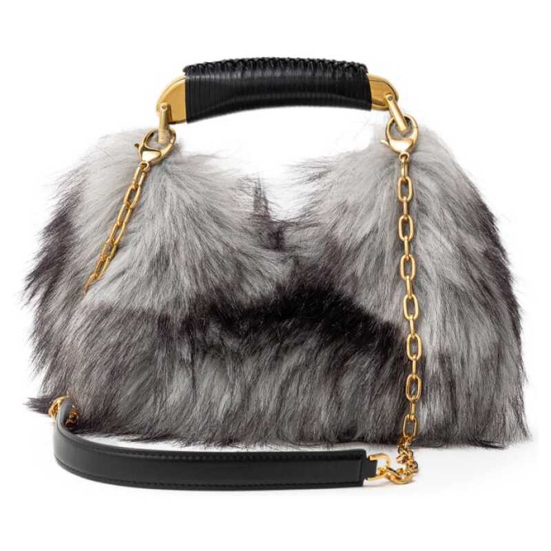 Tom Ford Gray Leather Handbag, theFeinheit