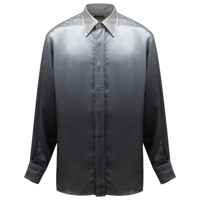 Tom Ford Gray Silk Shirt, theFeinheit