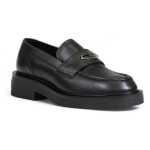 Tommy Hilfiger Black Leather Platform