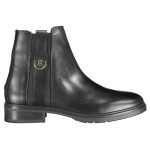 Tommy Hilfiger Black Leather Women Boot 4