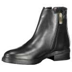Tommy Hilfiger Black Leather Women Boot 6