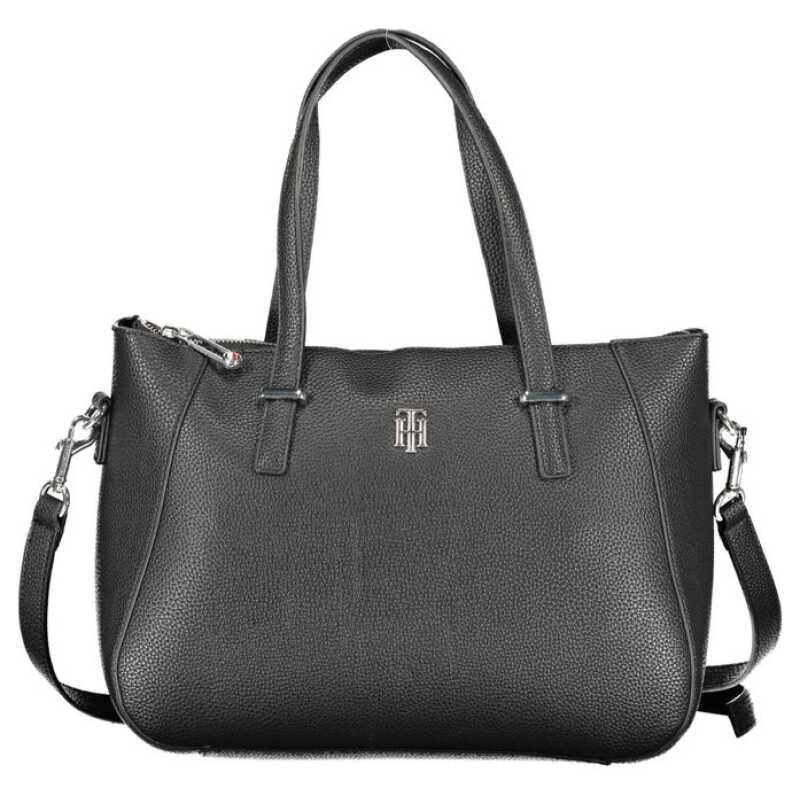 Tommy Hilfiger Black Polyethylene Women Handbag, theFeinheit