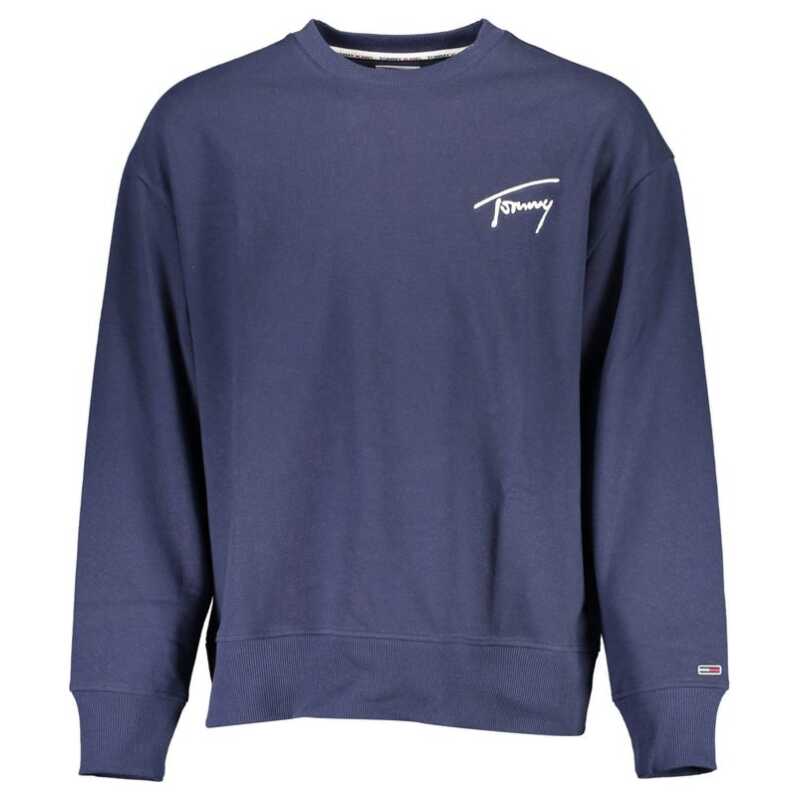 Tommy Hilfiger Blue Cotton Men Sweater, theFeinheit