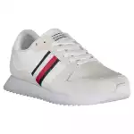 Tommy Hilfiger Eco Conscious White Sneakers With Logo Accent