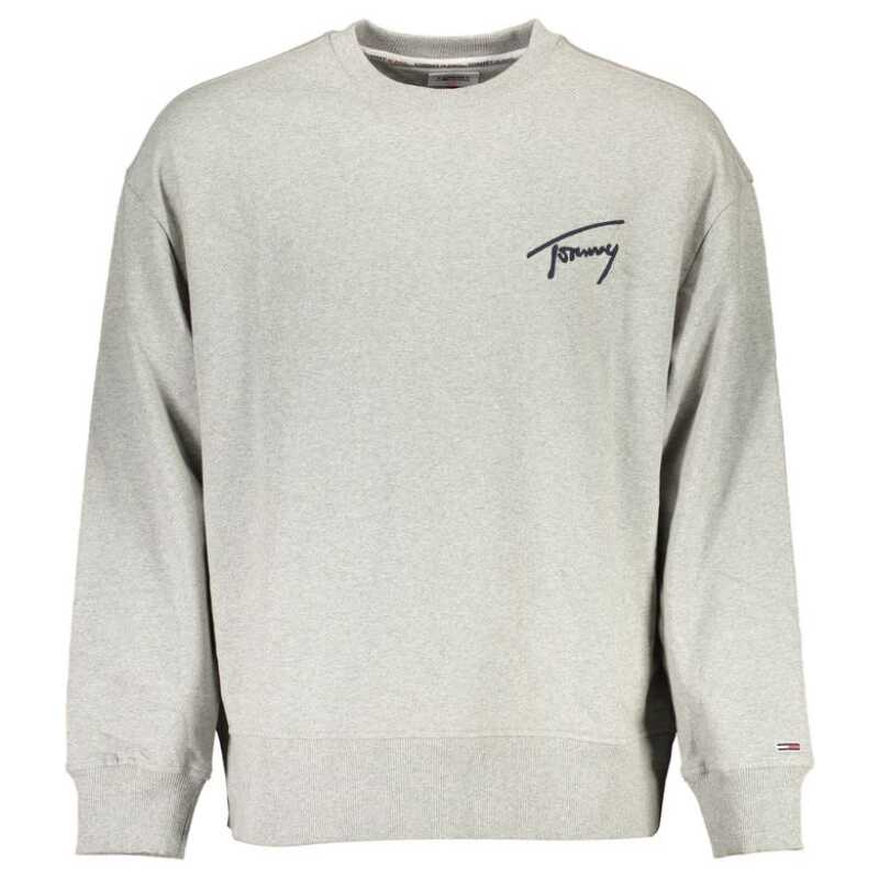 Tommy Hilfiger Gray Cotton Men Sweater, theFeinheit