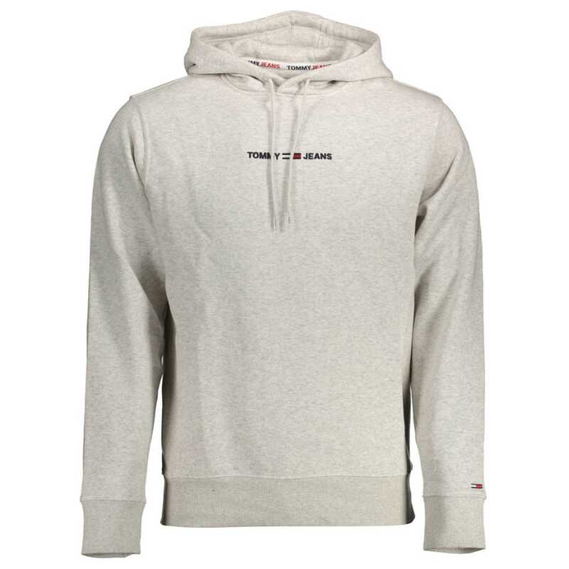 Tommy Hilfiger Gray Cotton Men Sweater, theFeinheit