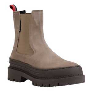 Tommy Hilfiger Gray Suede Leather Ankle