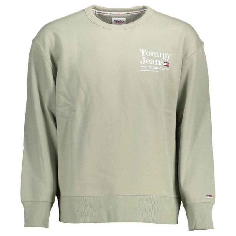 Tommy Hilfiger Green Cotton Men Sweater, theFeinheit