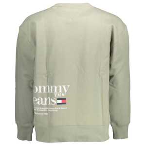 Tommy Hilfiger Green Cotton Men Sweater