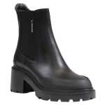 Tommy Hilfiger Jeans Black Leather Ankle