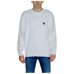 Tommy Hilfiger Jeans White Cotton Sweater 4