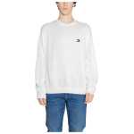 Tommy Hilfiger Jeans White Recycled Polyester Sweater