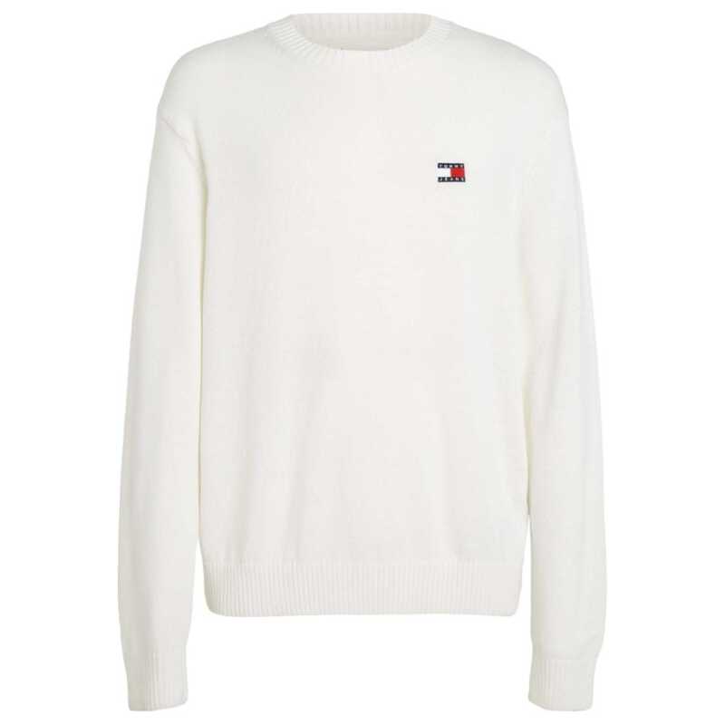 Tommy Hilfiger Jeans White Recycled Polyester Sweater, theFeinheit