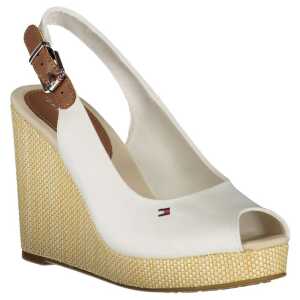 Tommy Hilfiger White Cotton Sandal 2