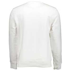 Tommy Hilfiger White Cotton Unisex Sweatshirt