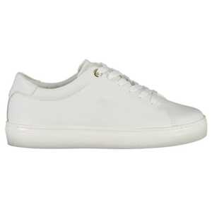 Tommy Hilfiger White Leather Women Sneaker 3