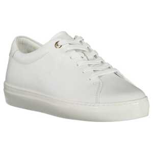 Tommy Hilfiger White Leather Women Sneaker