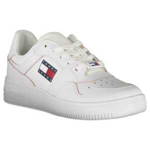 Tommy Hilfiger White Leather Women Sneaker 4