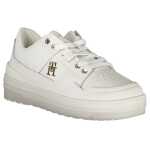 Tommy Hilfiger White Leather Women Sneaker 7
