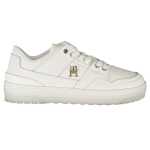 Tommy Hilfiger White Leather Women Sneaker 9