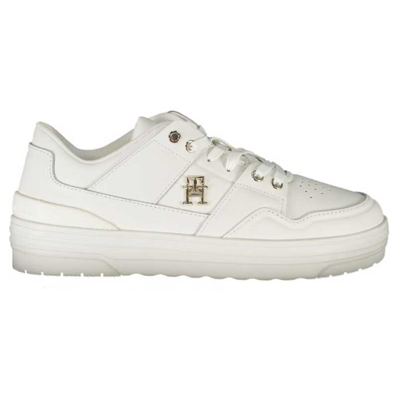 Tommy Hilfiger White Leather Women Sneaker, theFeinheit