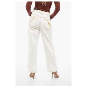 Tory Burch High Waisted Straight Fit Denims 25cm 2